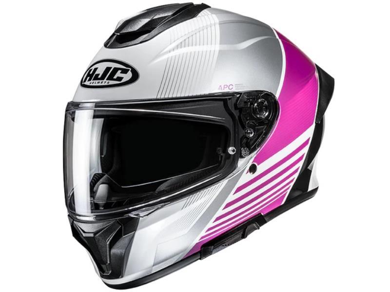 HJC C71 casco moto ECE22.06 Morix MC8 Bianco / Rosa - caschi integrali