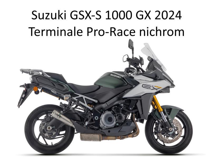 Arrow Terminale Suzuki GSX S 1000 - GT 21/24-GX 24-950 21/23 Pro-Race nichrom - scarichi e terminali
