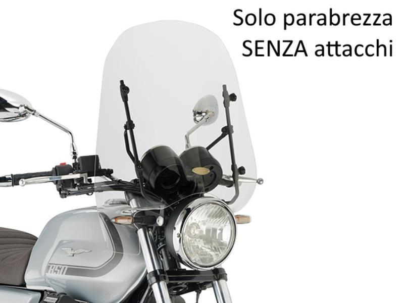 Givi 8206A parabrezza Guzzi V7 850 Stone/Special 21/25 Tarsparente 48,5 x 50 cm (H x L) - cupolini e parabrezza