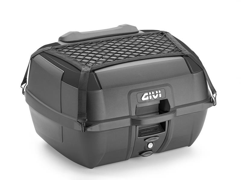 Givi B45B+ bauletto MONOLOCK®
 45 l. nero con inserti neri Nero  con inserti neri verniciabili - bauletti e valigie