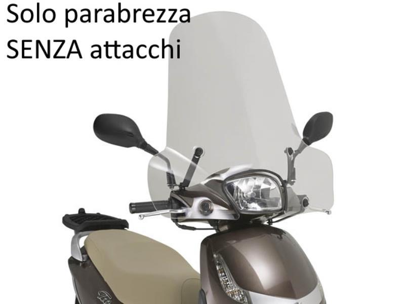 Givi 8100A parabrezza Peugeot Tweet 50-125-150 10/22-Kisbee 125M Trasparente - cupolini e parabrezza