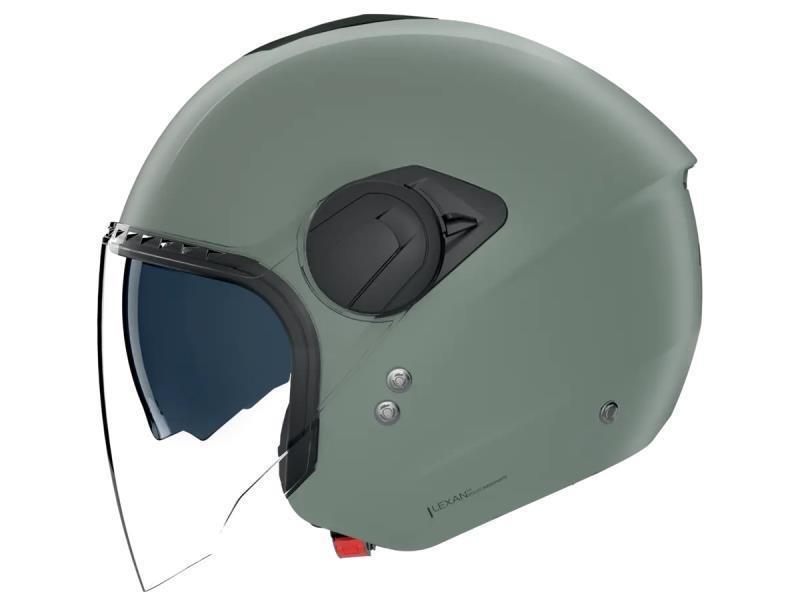 Nolan N20 2 Visor casco moto Jet Classico Nobile (337) Verde Grigio opaco - caschi jet