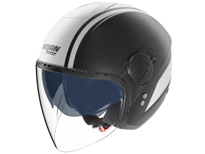 Nolan N20 2 Visor casco moto Jet Dolcevita (347) Nero / Bianco opaco - caschi jet