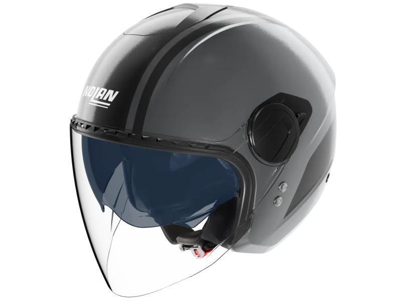 Nolan N20 2 Visor casco moto Jet Dolcevita (351) Grigio Lava / Nero - caschi jet