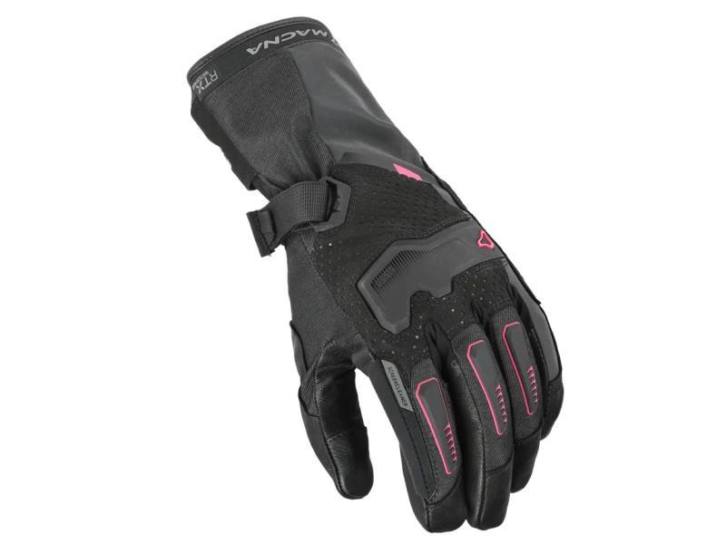 Macna Terra RTX 2.0 Lady guanti moto impermeabili donna Nero / Rosa - guanti impermeabili