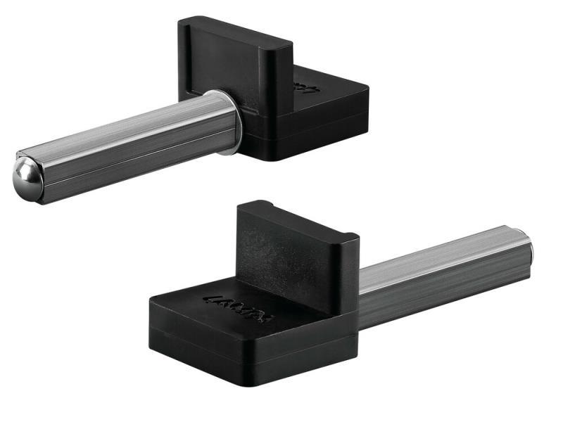 Lampa 91713 Coppia supporti per cavalletto posteriore Nero in gomma basculanti - cavalletti moto