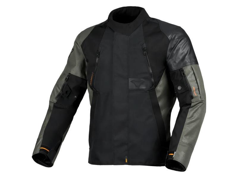 Macna Entrity giacca moto tipo anorack impermeabile Green / Black - giacche impermeabili