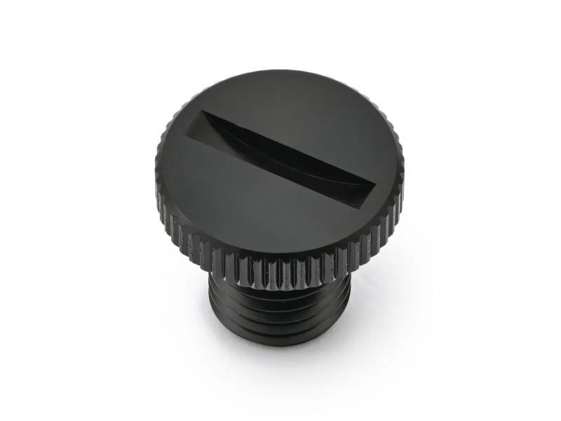 Daytona Vite copriforo per specchietto M10 testa zigrinata Nero / M10 x 1,25 dx - specchietti