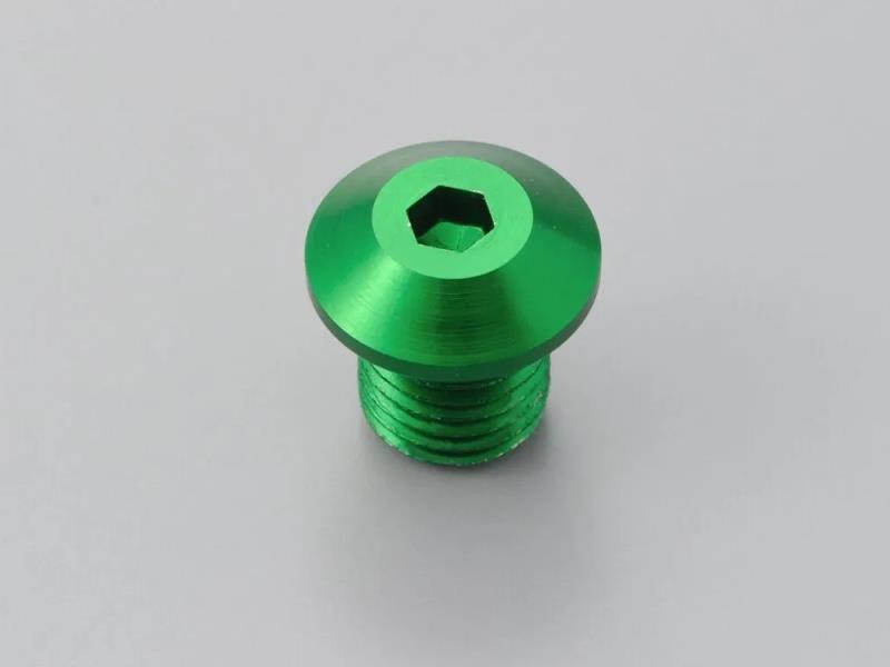 Daytona Vite copriforo per specchietto M10 testa incassata brugola Verde M10x1,25 sx - specchietti