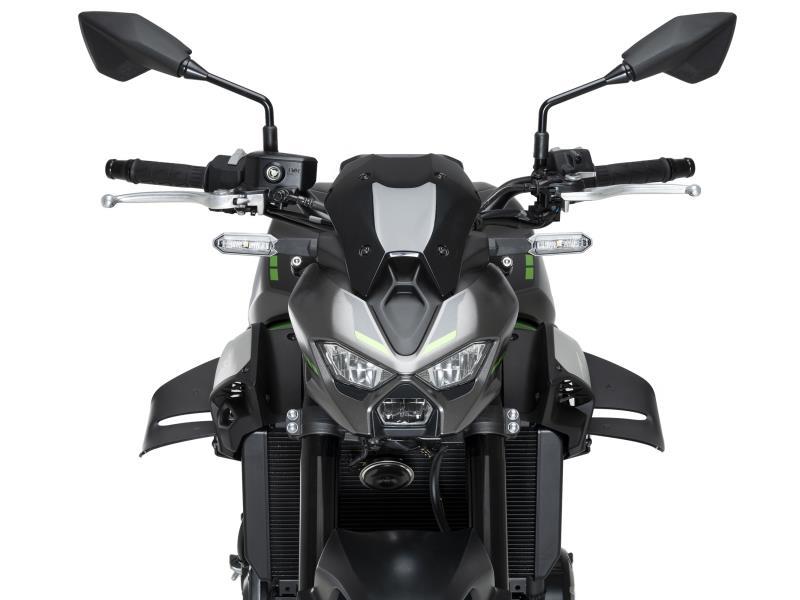 Puig Alette spoiler D12 Kawasaki Z 900 25/26 Nero opaco - carrozzeria e parti in carbonio