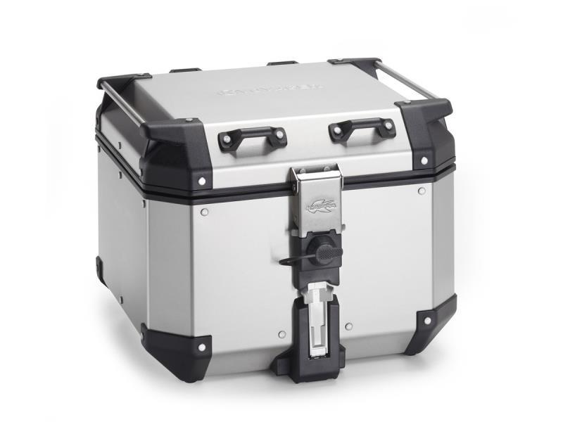 Kappa K Voyager 42 litri bauletto Monokey Alluminio naturale - bauletti e valigie