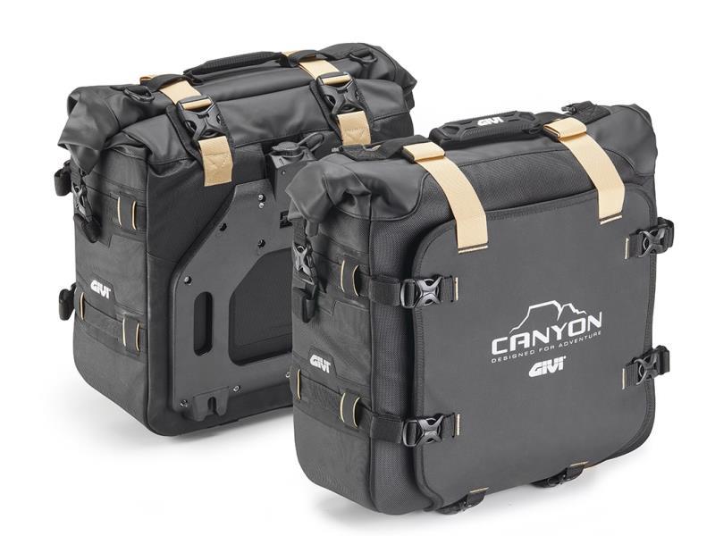 Givi GRT720B Borse laterali Canyon 25+25 litri Monokey Nero - borse laterali 