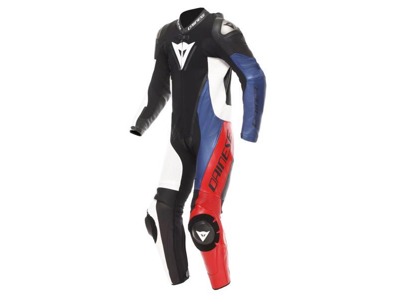 Dainese Demon Sprint traforata tuta intera Black / White / Red Lava - tute in pelle intere