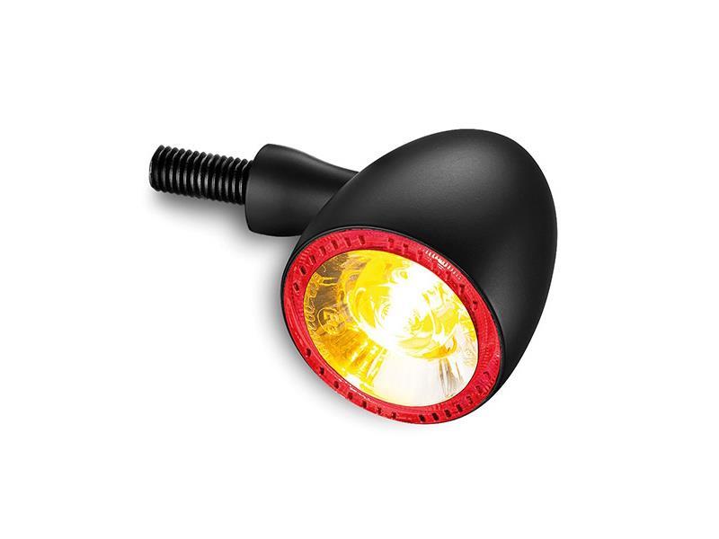 Kellerman Bullet 1000 DF freccia post 3 funzioni Nero / Luce rossa - frecce e luci targa