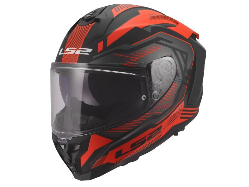 LS2 FF817 Challenger II casco moto Dravix Red - caschi integrali