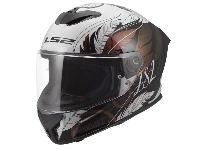 LS2 FF820 Rapid III casco moto Boho White / Black / Pink - caschi integrali