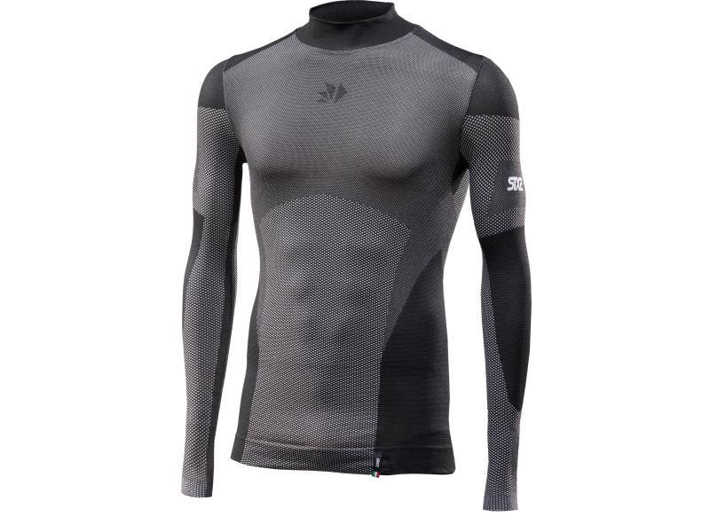 Sixs BT TS3L V2 T Shirt man lunghe BreezyTouch leggero estivo Black Carbon - sottotute e capi termici