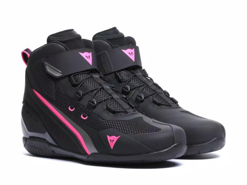 Dainese Herian Air Lady scarpe moto estive da donna Black / Fluo Pink - scarpe