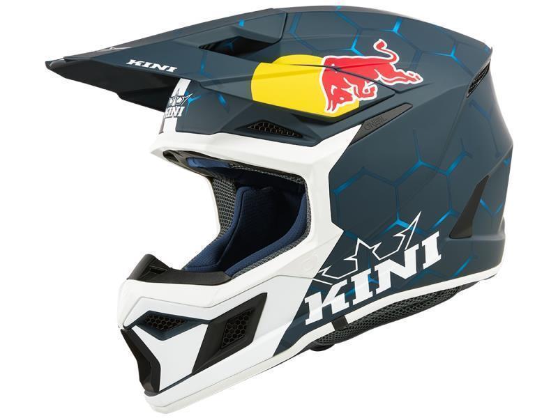 O`Neal MX3 casco moto cross  Kini Red Bull 1.0 Blu / Bianco - caschi cross
