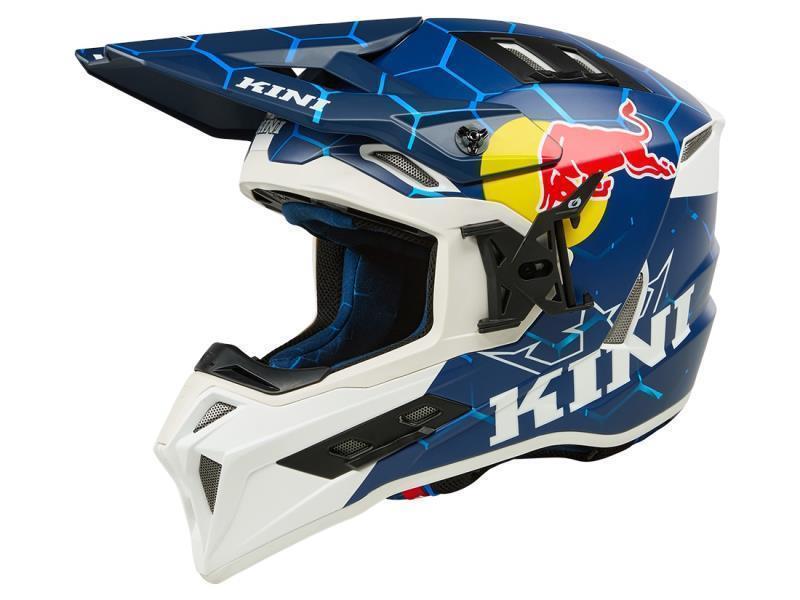 O`Neal EXC casco moto enduro cross Kini Red Bull 1.0 Blu / Bianco - caschi cross