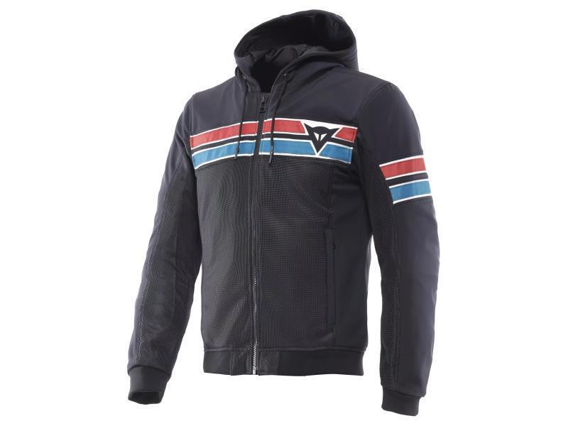 Dainese Vintedge Air Tex giacca moto estiva Black / Blue / Red - giacche in tessuto