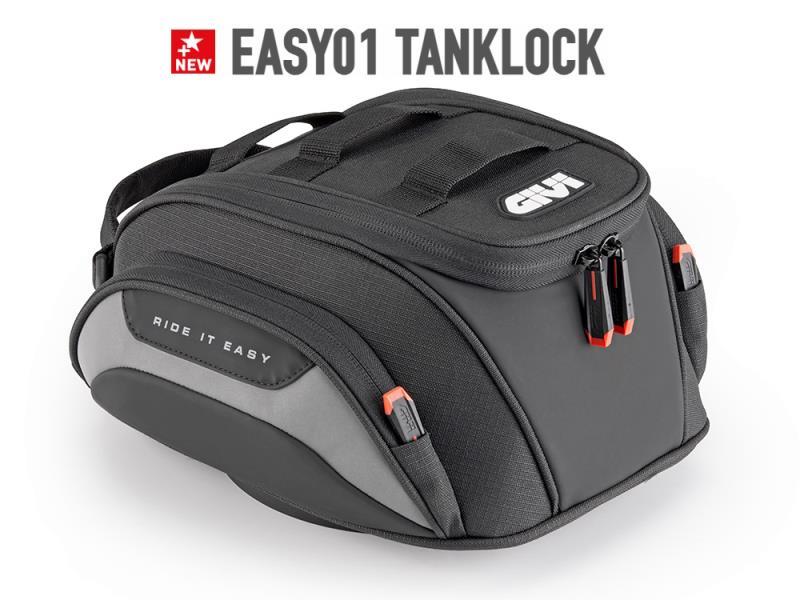 Givi EASY01 Borsello da serbatoio Easy T Tanklock 6 litri Nero - borse serbatoio