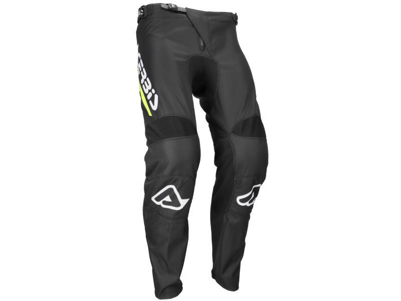 Acerbis Linear MX Lugo pantaloni moto cross enduro Nero / Giallo - pantaloni cross
