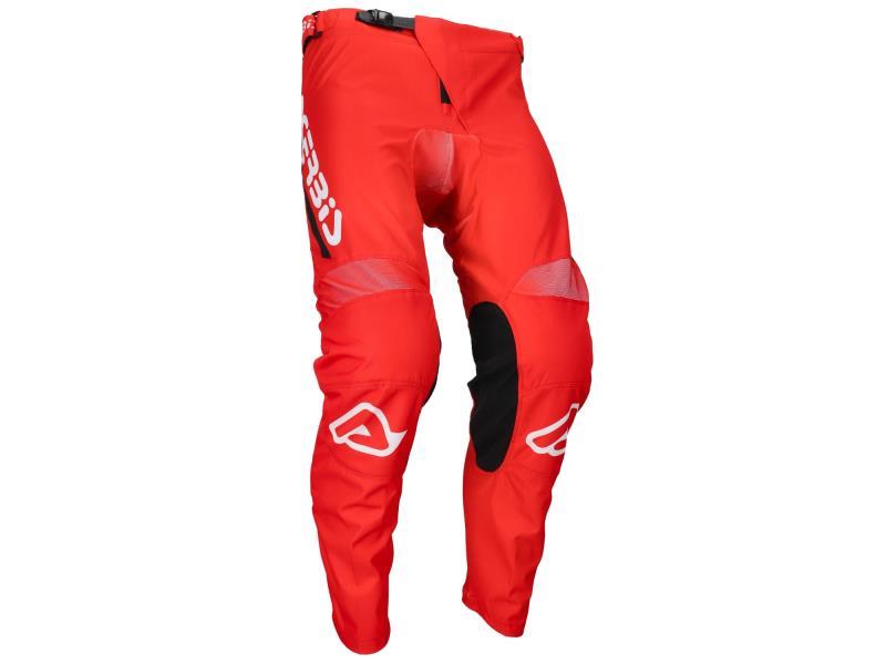 Acerbis Linear MX Lugo pantaloni moto cross enduro Rosso / Bianco - pantaloni cross