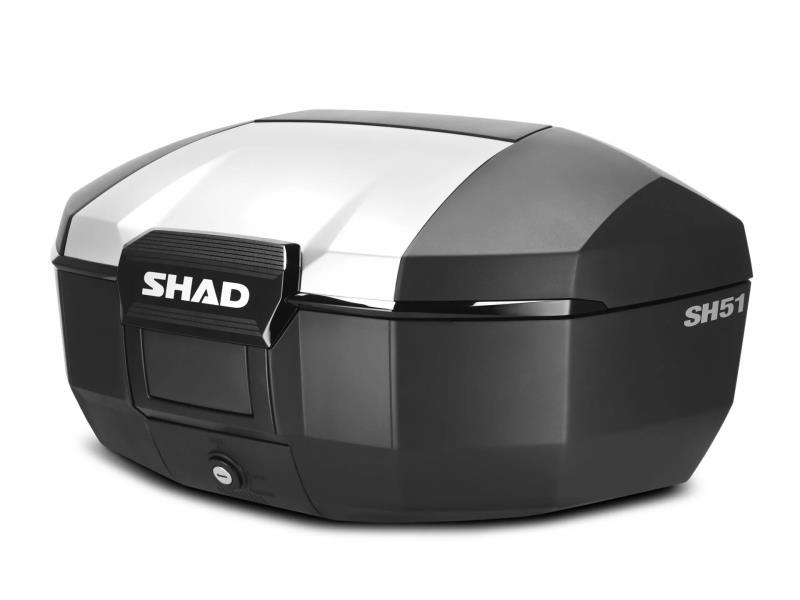 Shad SH51 bauletto Alluminio - bauletti e valigie