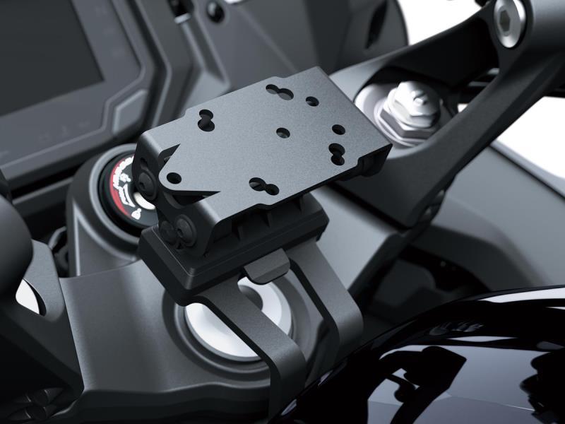 Kawasaki Staffa GPS Kawasaki Ninja 1000 SX Nero - porta smartphone telepass