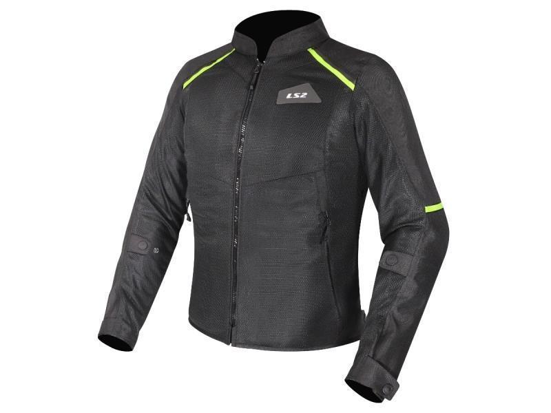 LS2 Breeze Lady giacca moto donna estiva traforata Black / Yellow - giacche in tessuto