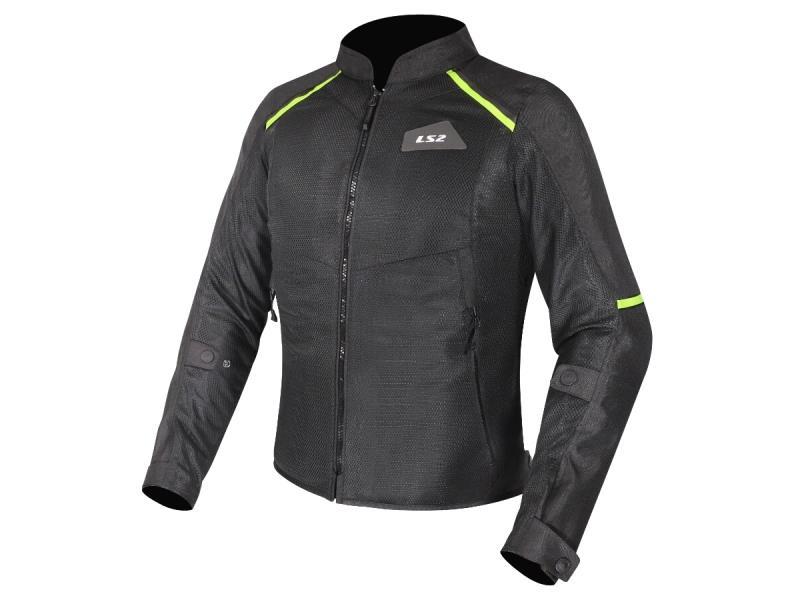 LS2 Breeze Lady giacca moto donna estiva traforata Black / Yellow - giacche in tessuto