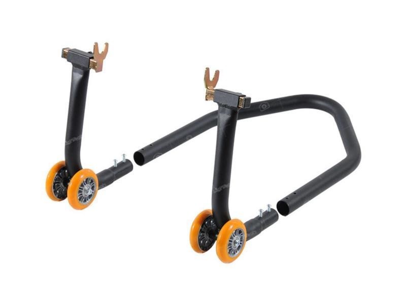 Lightech Cavalletto posteriore componibile In ferro con forchette Nero - cavalletti moto