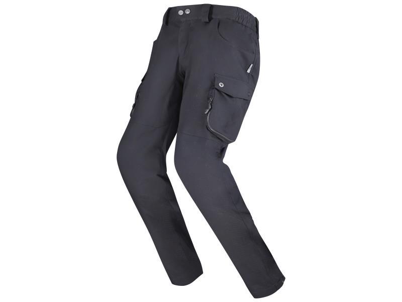 LS2 Coast pantaloni moto cargo Black - pantaloni in tessuto