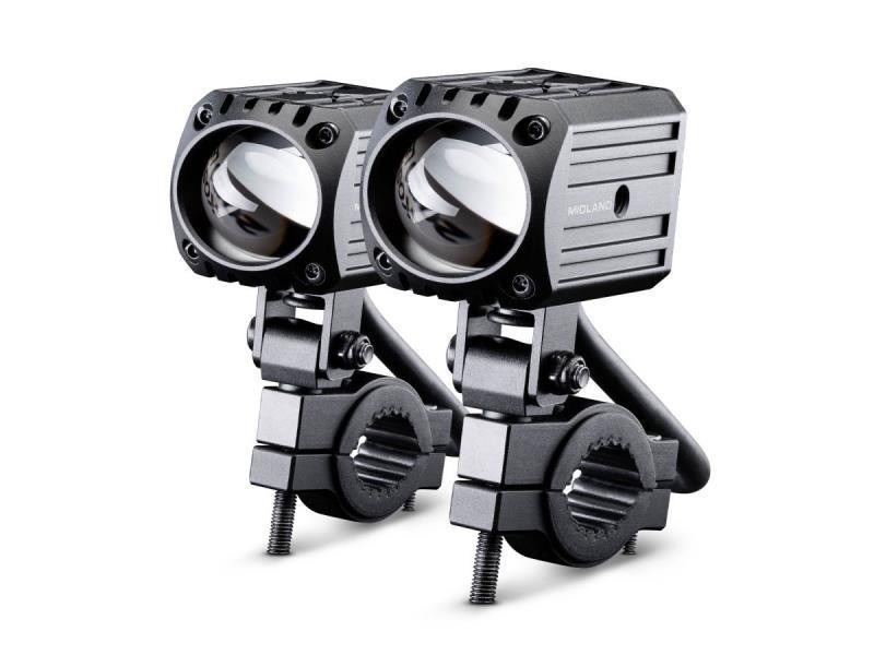 Midland MLH Lite faretti led ausiliari omologati Nero - fanali