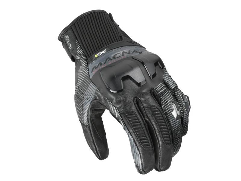Macna Ultraxx 2.0 guanti moto corti sportivi Black - guanti in pelle