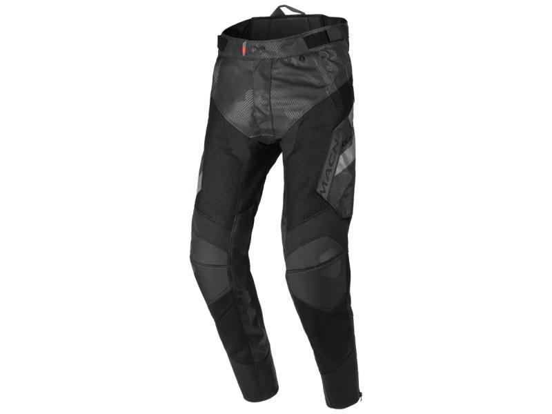 Macna Qargon pantaloni moto cargo ventilati estivi Black - pantaloni in tessuto