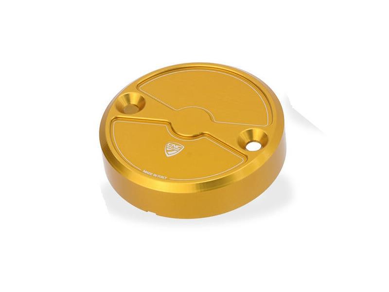 CNC Racing TF440 coperchio serbatoio fluido freno anteriore Ø56 Oro - coperchi