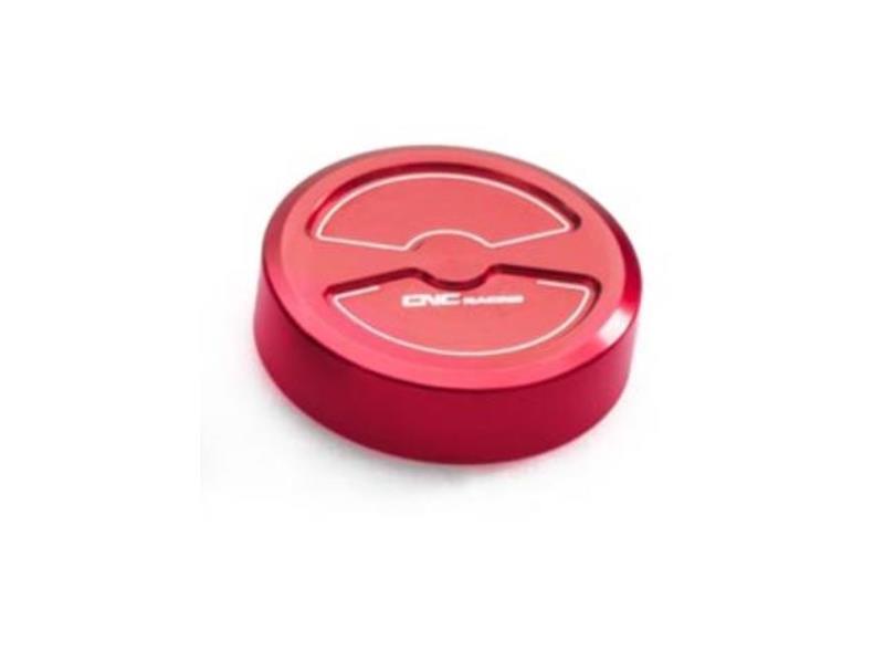 CNC Racing TF447 coperchio serbatoio fluido freno posteriore M46x4 Rosso - coperchi