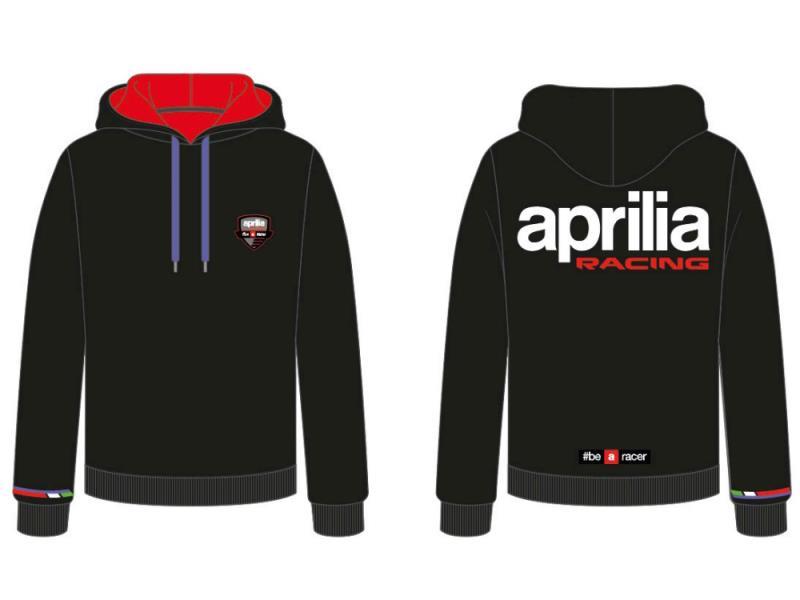 Ixon HO01 Aprilia felpa con cappuccio replica 26 Nero / Rosso