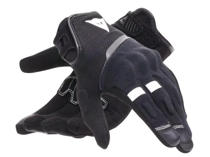Dainese Metrax Air Lady guanti moto donna estivi Black / Black / White - guanti in tessuto