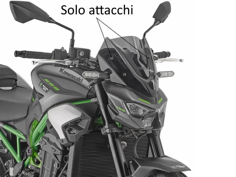 Givi A4137A attacchi cupolino Kawasaki Z900 25/26 Nero - cupolini e parabrezza