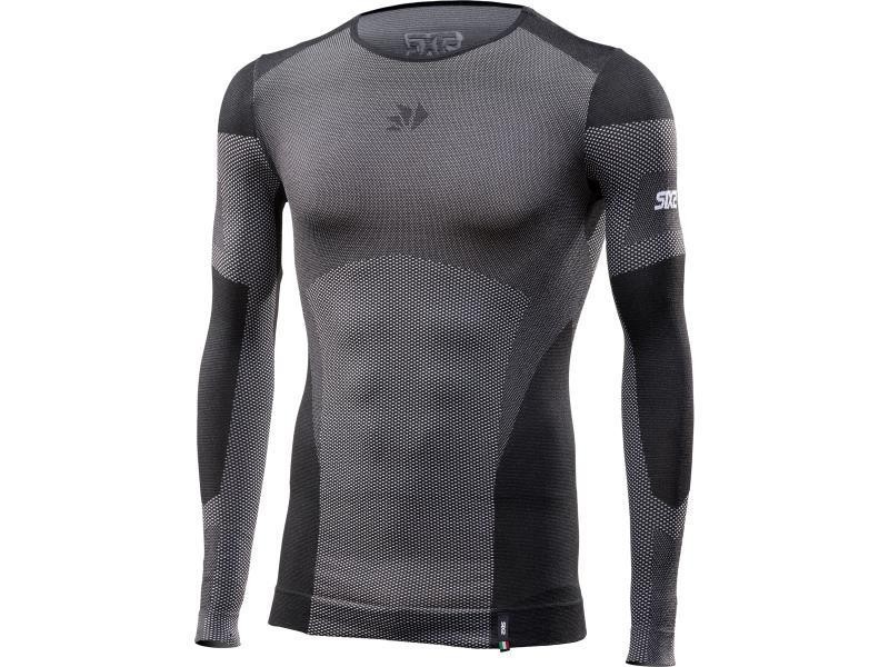 Sixs BT TS2L V2 T Shirt man lunghe BreezyTouch leggero estivo Black Carbon - sottotute e capi termici