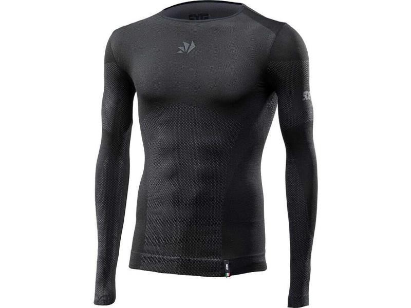 Sixs BT TS2L V2 T Shirt man lunghe BreezyTouch leggero estivo Black Dark Grey - sottotute e capi termici