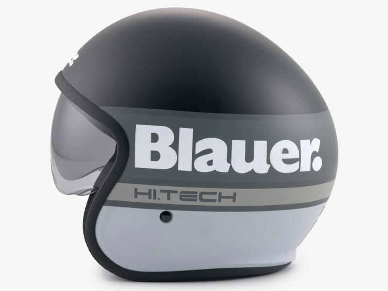 Blauer Pilot 4 HT casco moto H07 Black matt - caschi jet