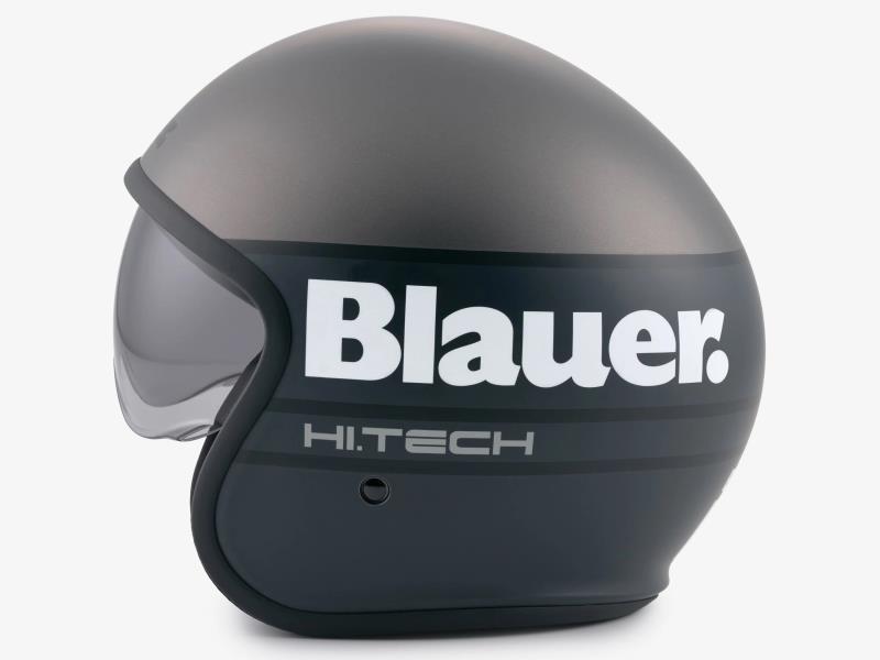 Blauer Pilot 4 HT casco moto H69 Grey Matt - caschi jet