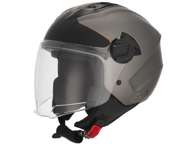 Acerbis Levante casco moto Jet (289) Grigio / Bronzo - caschi jet