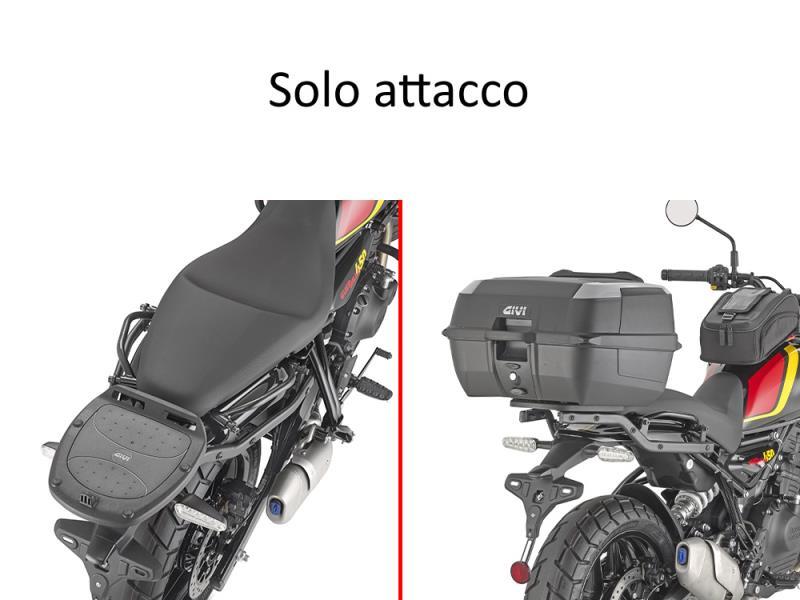 Givi SR9061 attacco post per baule riyal E. Guerrilla 450 24/26 Nero - portapacchi e portavaligie