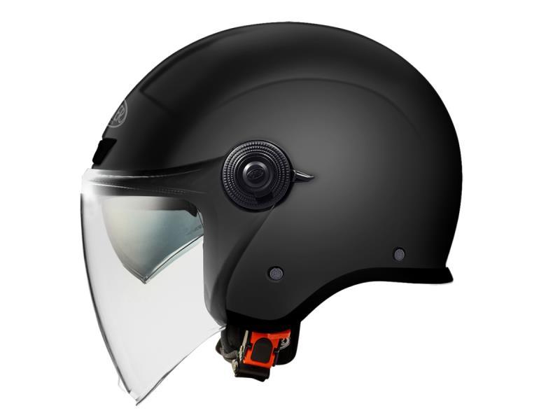 Premier City Fly Evo casco moto Jet U9BM nero opaco - caschi jet