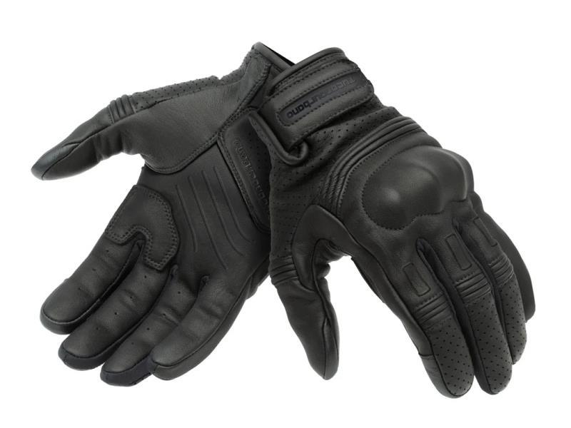 Tucano Supergig guanti moto CE estivi in pelle con protezioni Nero - guanti in pelle